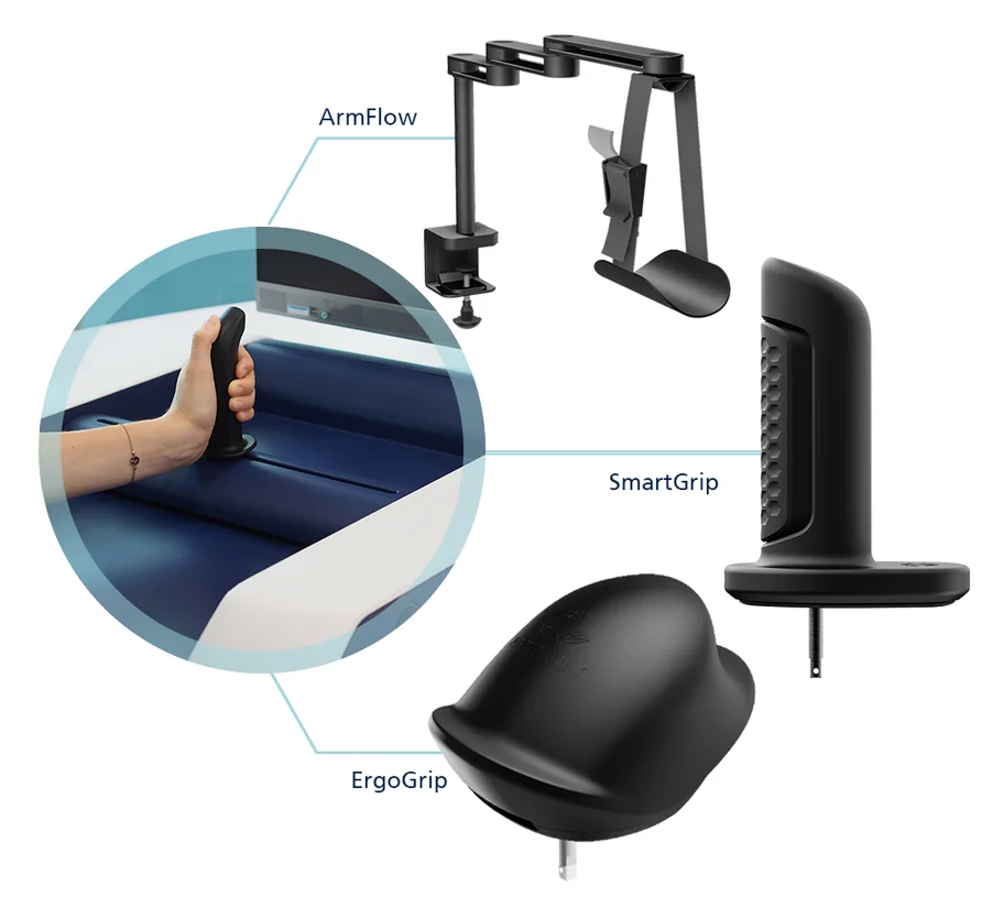 H-Man training ecosystem with accessories